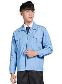 天藍色上衣汽修服勞保